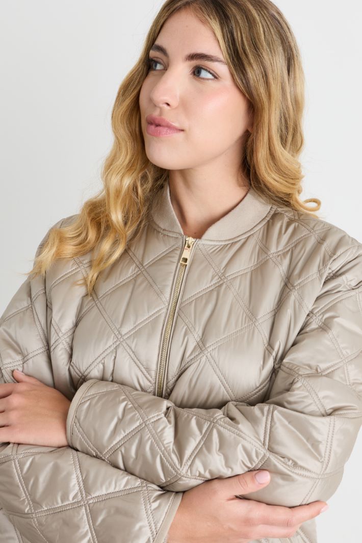 Imbottito in tela cangiante - BEIGE - Intrend - 3