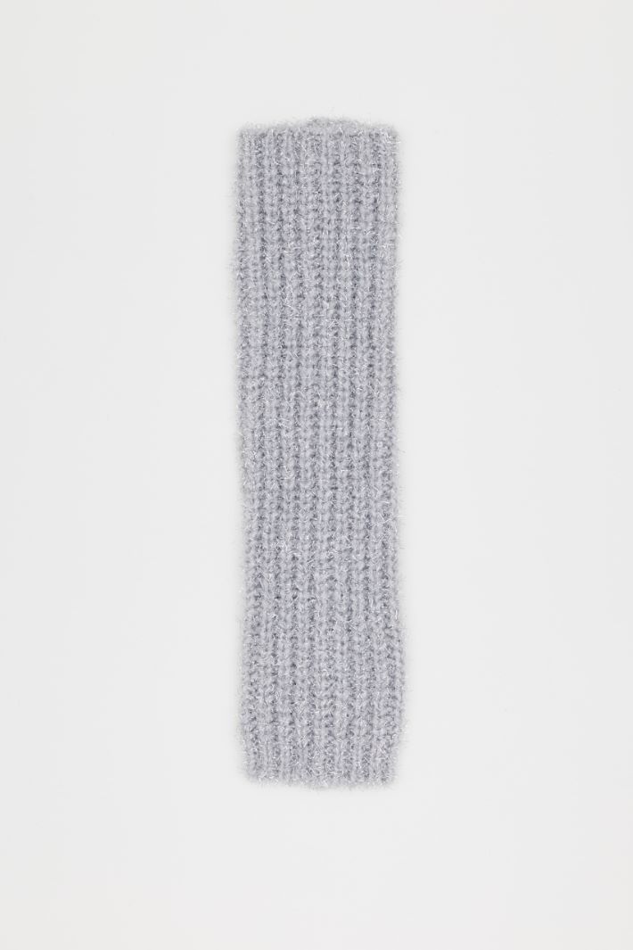 Yarn-blend arm warmers - GREY - Intrend - 2
