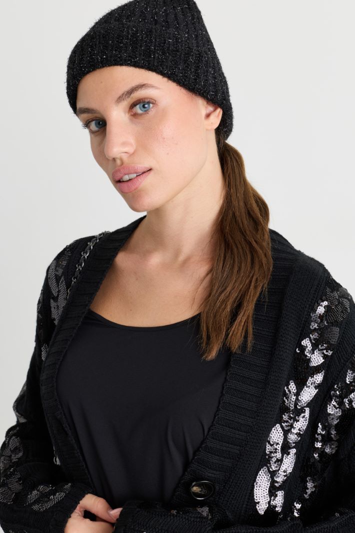 Ribbed hat - BLACK - Intrend - 2