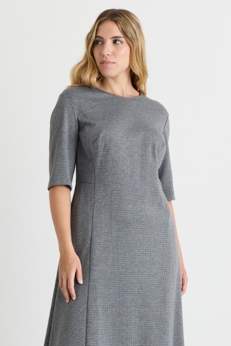 Abito in jersey jacquard