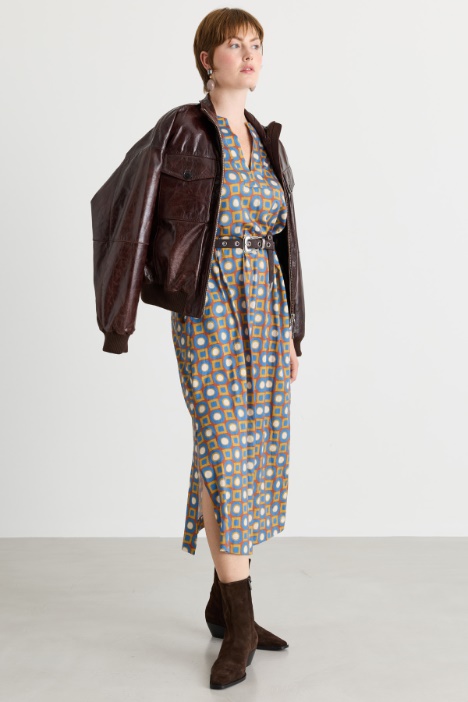Printed jersey dress - Intrend