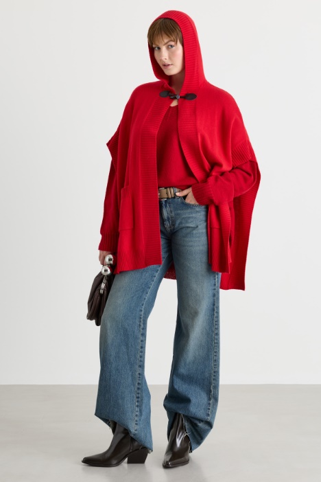 Poncho con cappuccio - Intrend