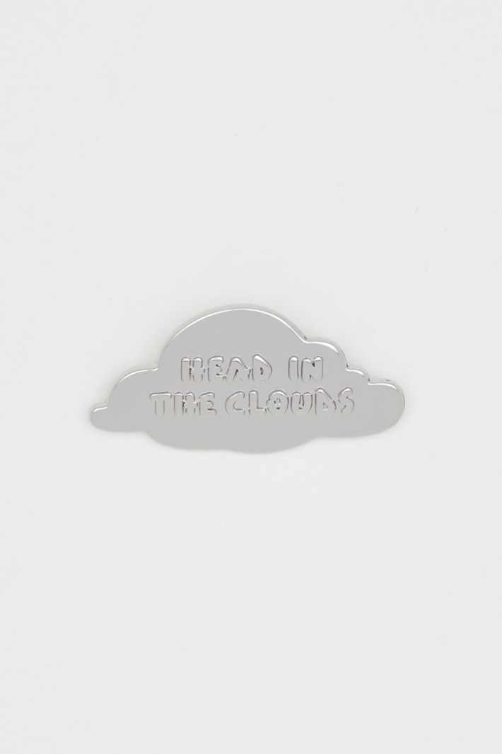 Broche de nube - PLATA - Intrend - 2