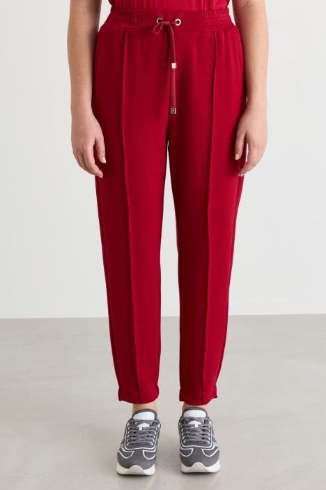 Pantalone jogging in jersey