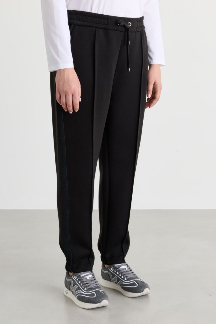 Jogginghose mit Mesh-Einsätzen - SCHWARZ - Intrend - 2
