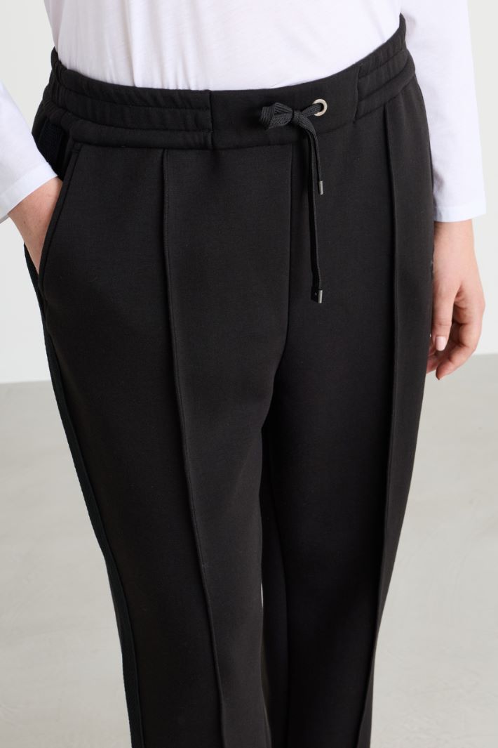 Jogginghose mit Mesh-Einsätzen - SCHWARZ - Intrend - 3