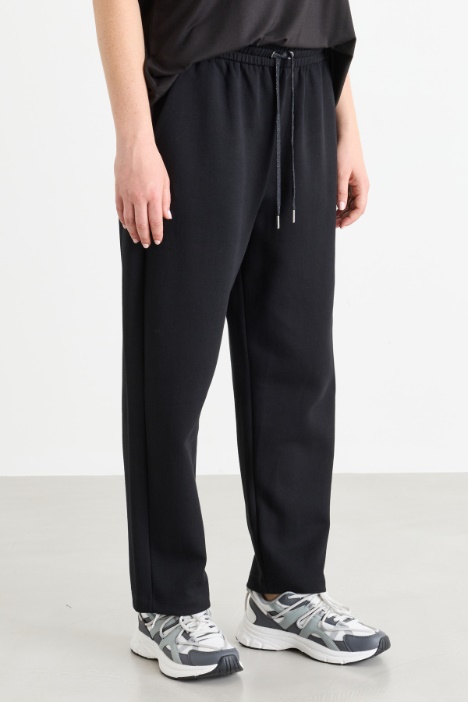 Pantalone in jersey double