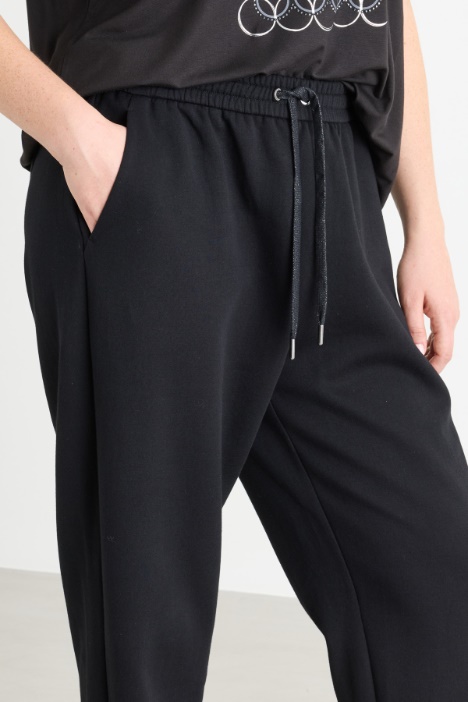 Pantalone in jersey double