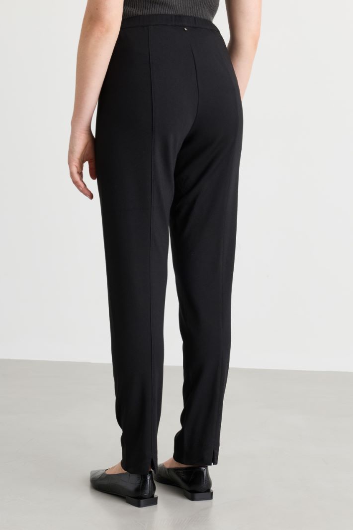 Jersey leggings - BLACK - Intrend - 4