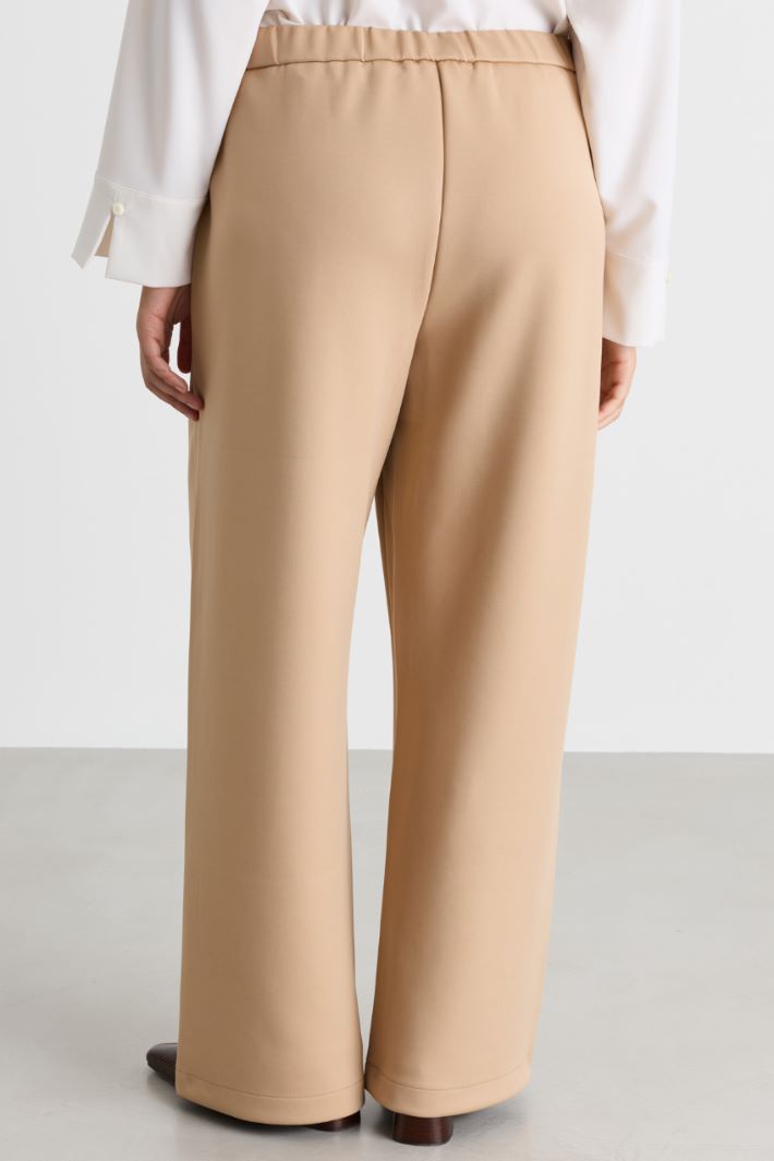 Technical Jersey Trousers - CAMEL - Intrend - 4