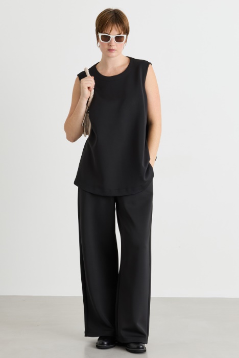 Technical Jersey Trousers - Intrend