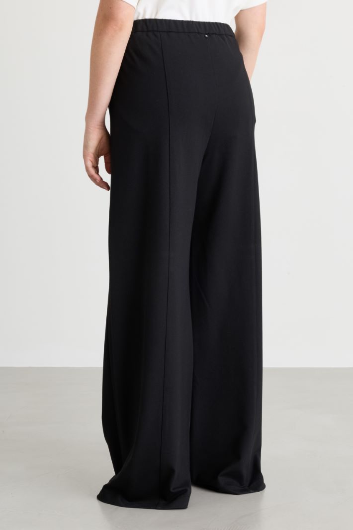 Pantalone in jersey - NERO - Intrend - 4