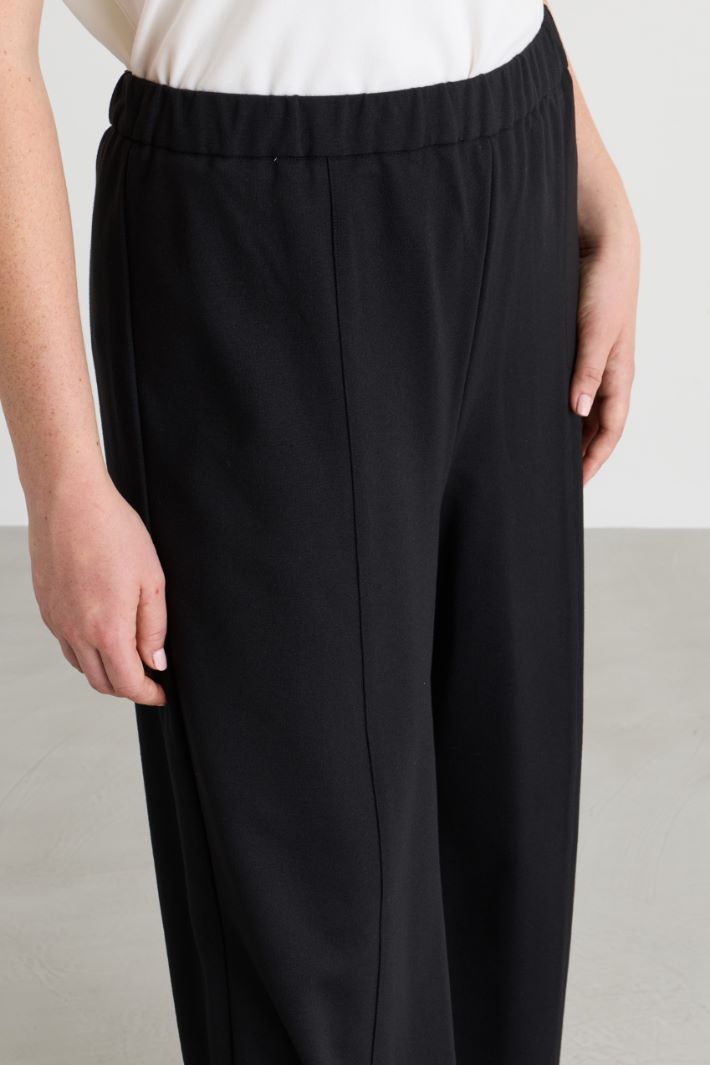 Pantalone in jersey - NERO - Intrend - 3