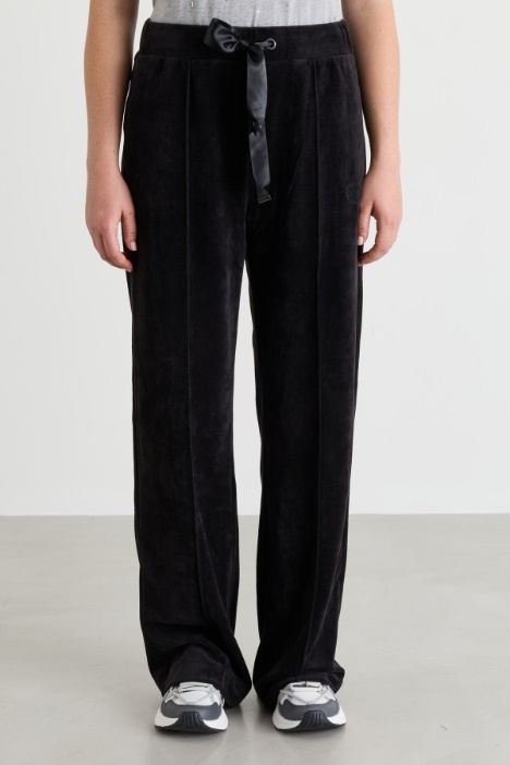 Pantalone ampio in ciniglia