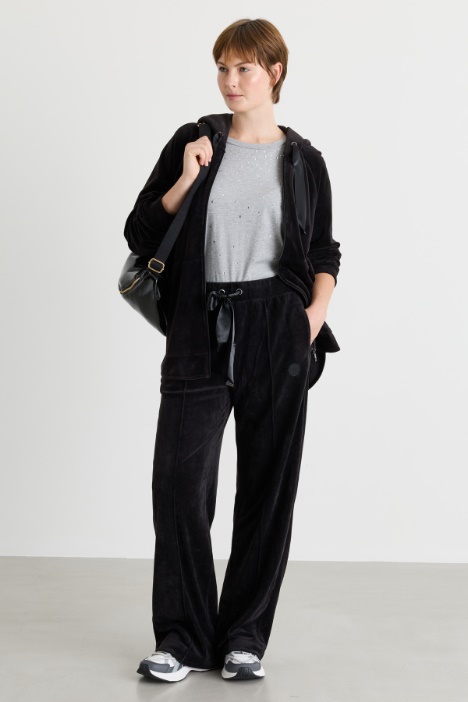 Pantalone ampio in ciniglia - Intrend