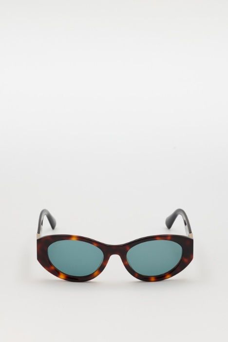Ovale Sonnenbrille aus Acetat - Intrend
