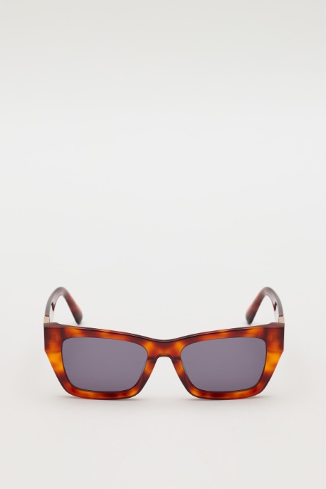 Lunettes de soleil carrées en acétate - Intrend