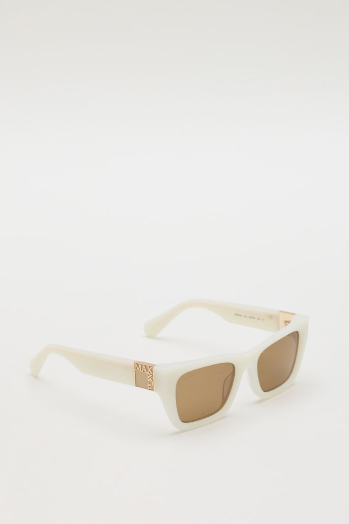 Occhiali squadrati in acetato - BIANCO - Intrend - 2
