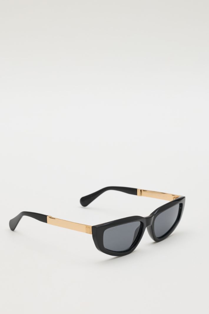 Occhiali da sole cat-eye - NERO - Intrend - 2