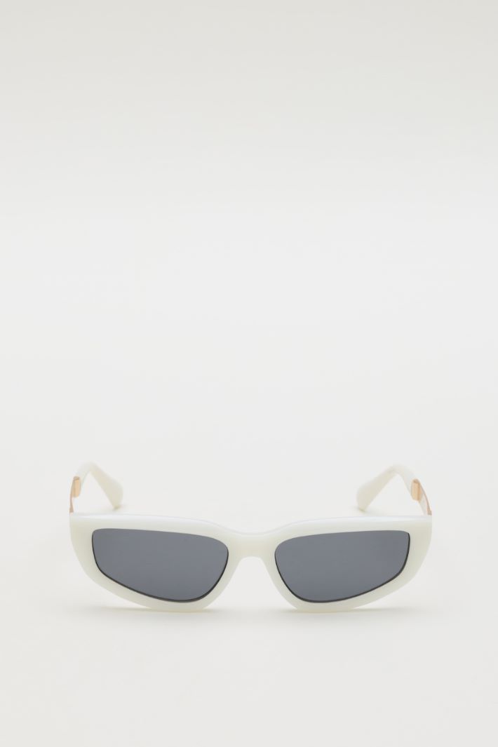 Occhiali da sole cat-eye - BIANCO - Intrend