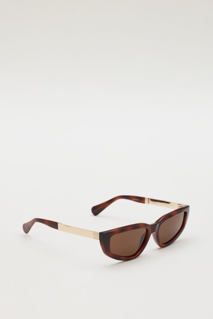 Occhiali da sole cat-eye - MARRONE - Intrend - 2