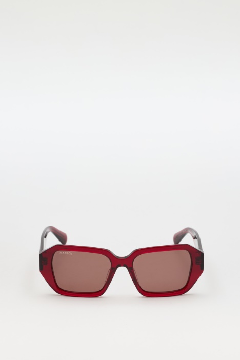 Geometric acetate sunglasses - Intrend