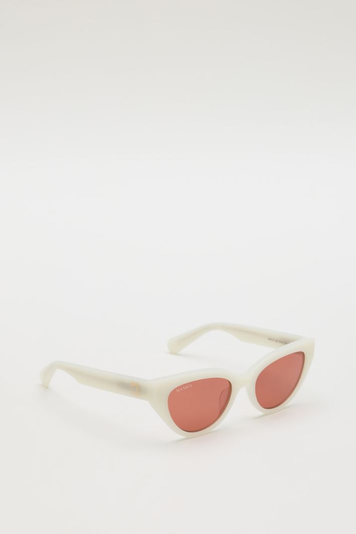 Occhiali da sole cat-eye - BIANCO - Intrend - 2