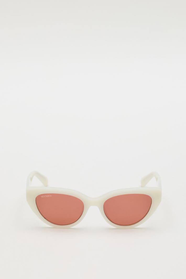 Occhiali da sole cat-eye - BIANCO - Intrend