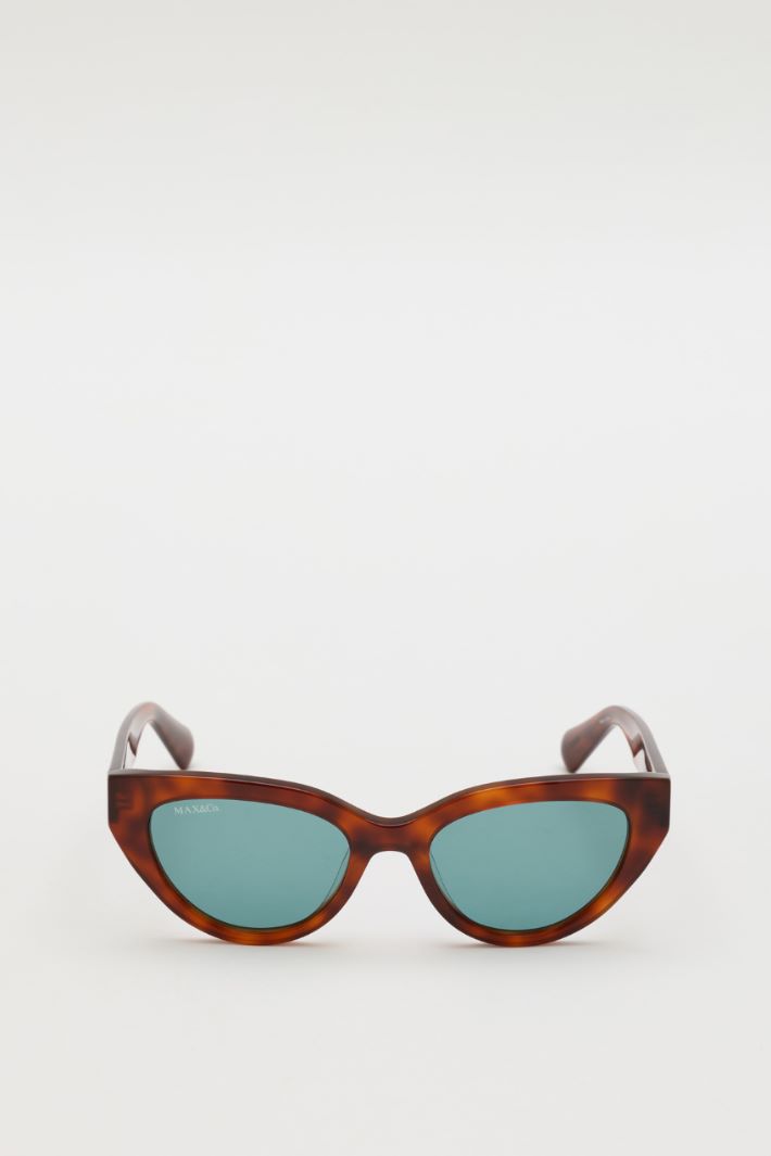 Occhiali da sole cat-eye - MARRONE - Intrend
