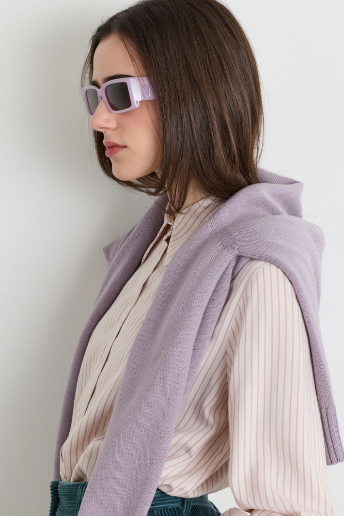 Occhiali da sole rettangolari - ROSA - Intrend - 3