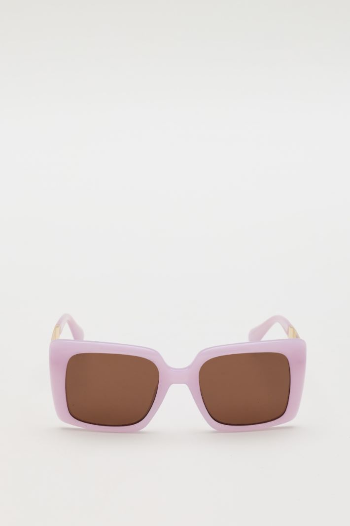 Occhiali da sole oversize quadrati - ROSA - Intrend