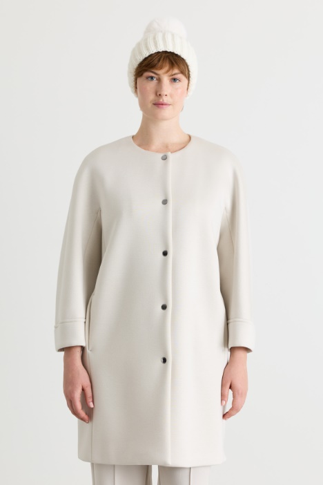 Egg-shaped jersey jacket - Intrend