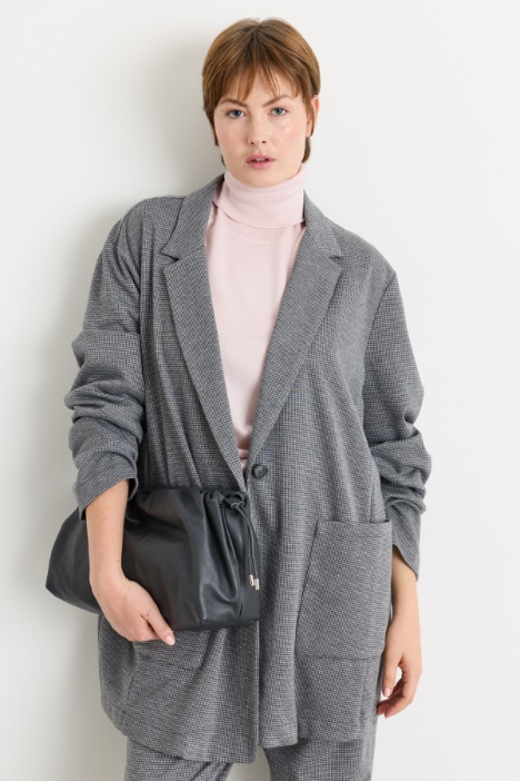 Blazer in jacquard pied-de-poule - Intrend