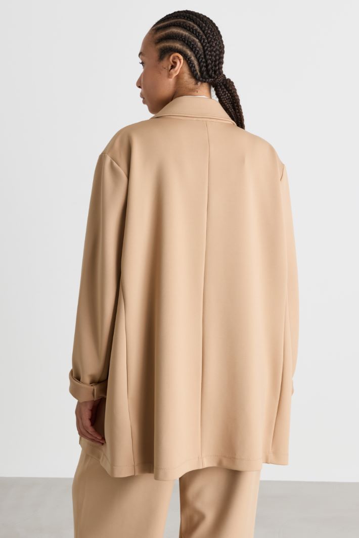 Giacca in jersey tecnico stretch - CAMMELLO - Intrend - 4