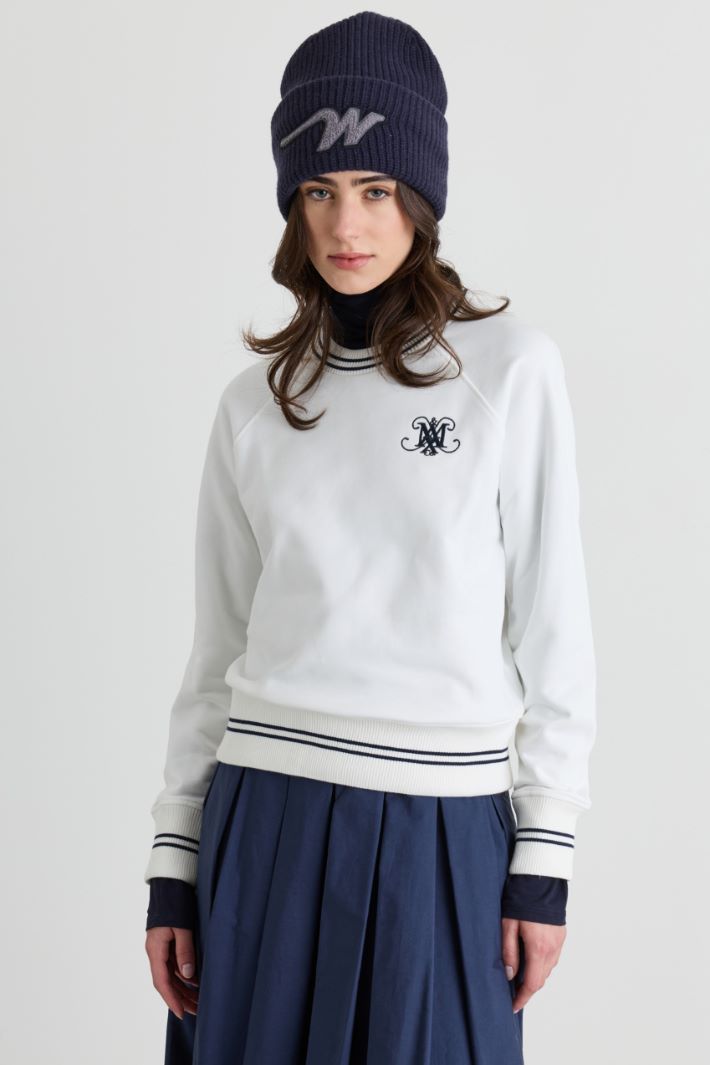Felpa con stemma - BIANCO BLU - Intrend - 2