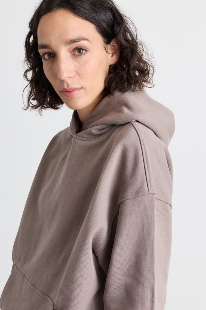 Felpa con lettering - GRIGIO - Intrend - 3