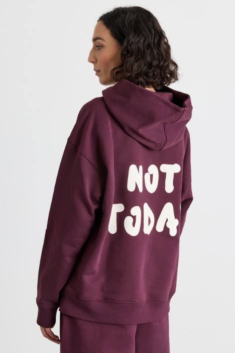 Felpa con lettering