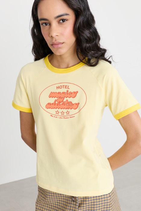 T-shirt con motivo stampato