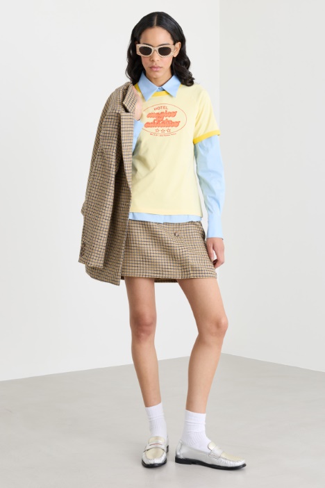 T-shirt con motivo stampato - Intrend