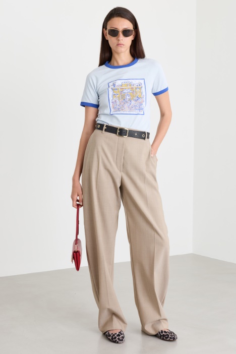 T-shirt con motivo stampato - Intrend