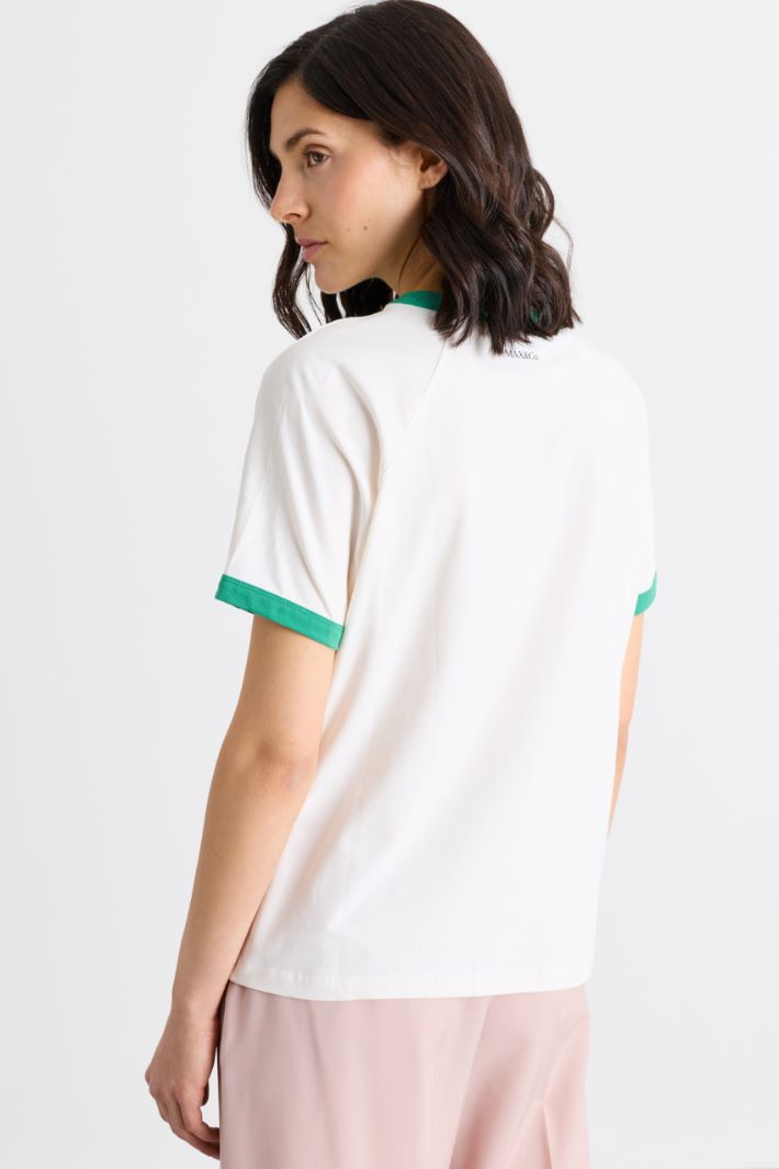 T-shirt con motivo stampato - BIANCO VERDE - Intrend - 4