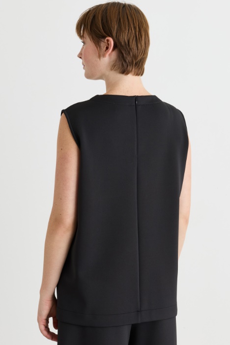 Top in jersey tecnico stretch