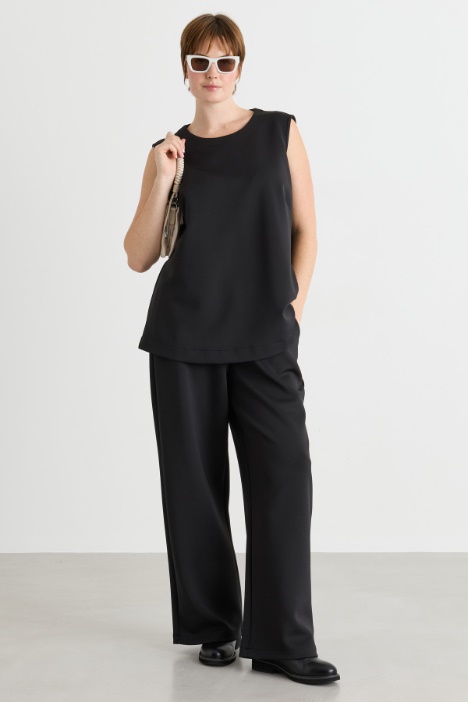 Top aus technischem Stretch-Jersey - Intrend