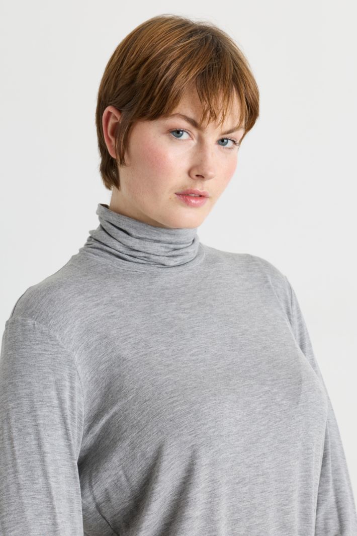 T-shirt in jersey - GRIGIO - Intrend - 3