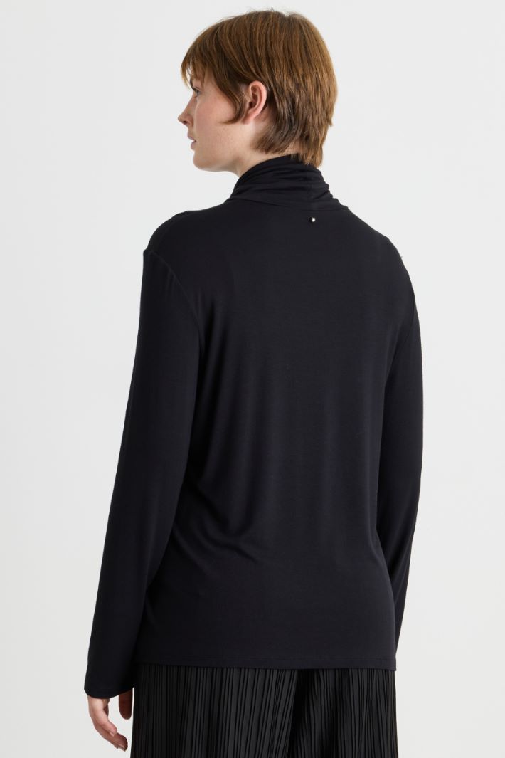 T-shirt in jersey - NERO - Intrend - 4