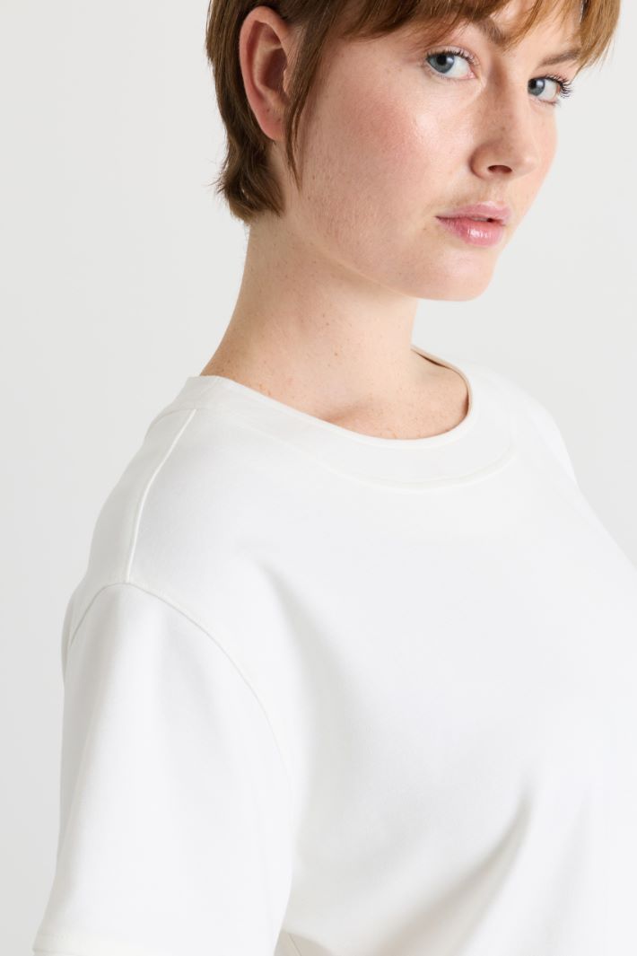 Top in jersey - BIANCO - Intrend - 3