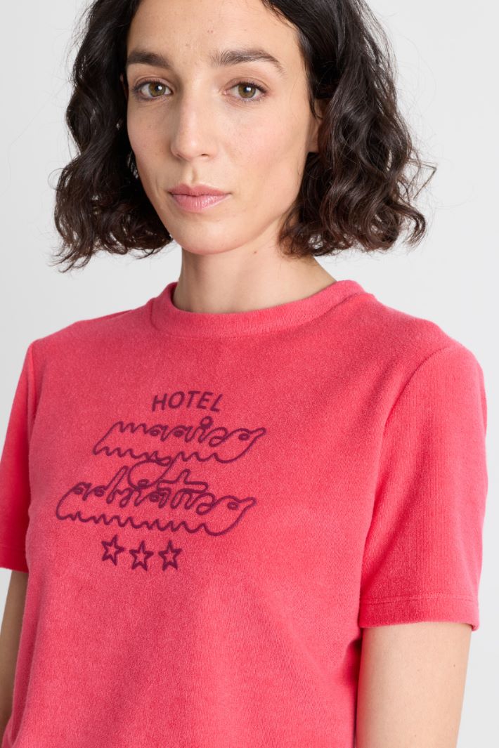 T-shirt in spugna - ROSA - Intrend - 3