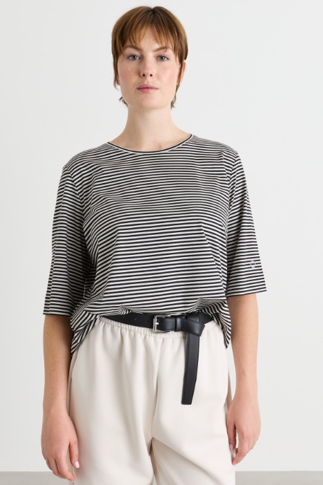 Printed jersey T-shirt - Intrend