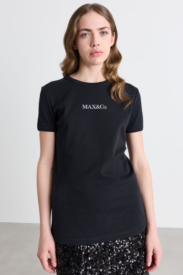 Printed T-shirt - BLACK - Intrend - 2