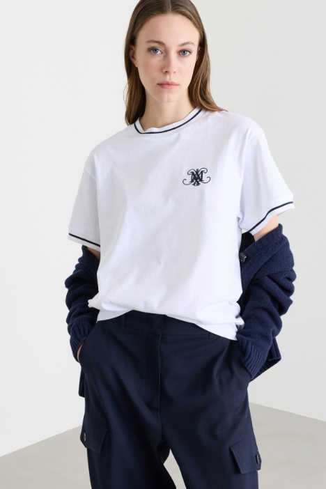 Crested Jersey T-shirt - Intrend